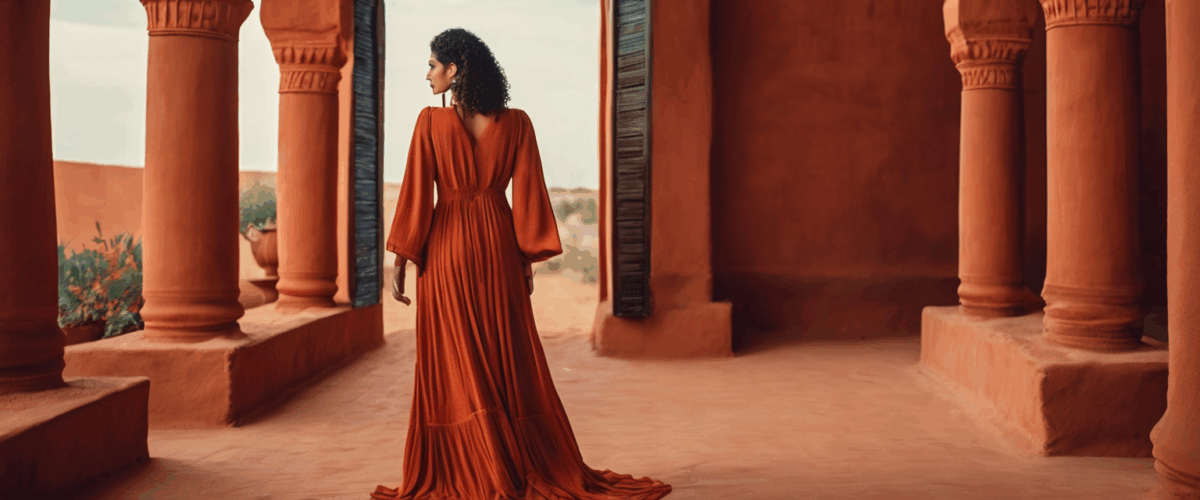robe terracotta